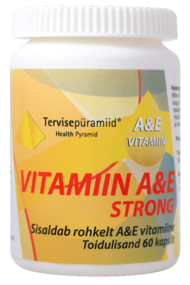 TERVISEPÜRAMIID VITAMIIN A+E STRONG KAPSLID N60