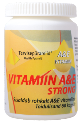 TERVISEPÜRAMIID VITAMIIN A+E STRONG KAPSLID N60