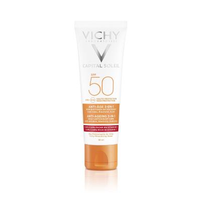 VICHY CS PÄIKESEKAITSEKREEM SPF50 VANAN.VASTANE NÄOLE 50ML
