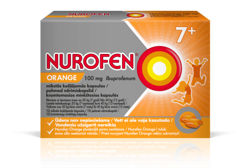 NUROFEN ORANGE PEHME NÄRIMISKAPSEL 100MG N12