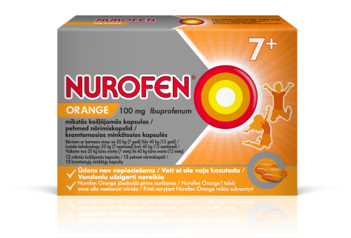 NUROFEN ORANGE PEHME NÄRIMISKAPSEL 100MG N12