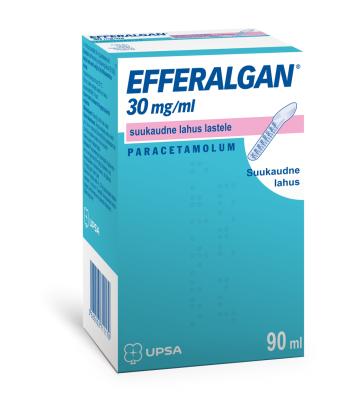 EFFERALGAN SUUKAUDNE LAHUS 30MG 1ML 90ML N1