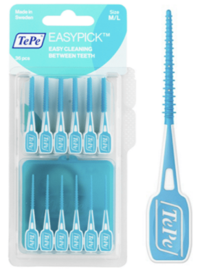 TEPE HAMBATIKUD EASYPICK SILIKOONKATTEGA M/L N36