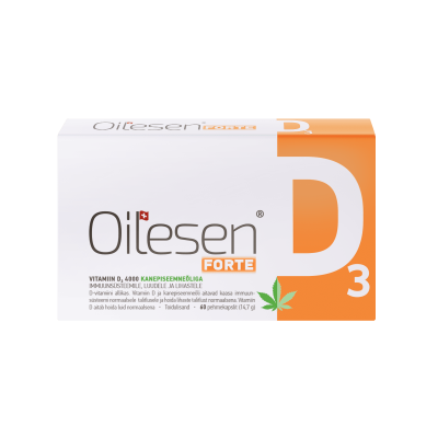 OILESEN FORTE VITAMIIN D3 ÕLIKAPSLID 4000IU N60