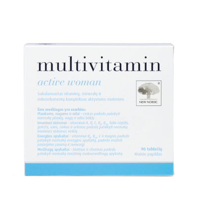 MULTIVITAMIN ACTIVE WOMAN TBL N90