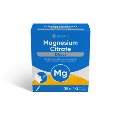 LIVSANE MAGNEESIUMTSITRAAT DIREKT GRAANULID N30