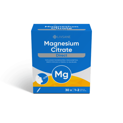 LIVSANE MAGNEESIUMTSITRAAT DIREKT GRAANULID N30