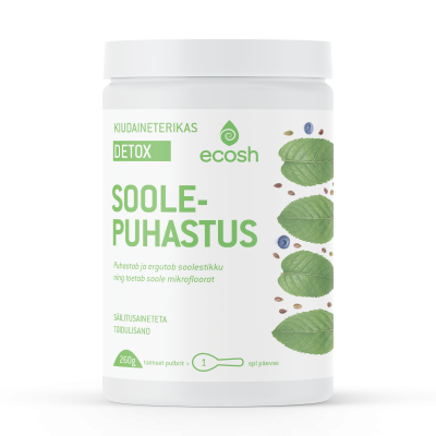 ECOSH DETOX KIUDAINETERIKAS SOOLEPUHASTUS PULBER 260G
