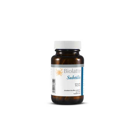 BIOLATTE SUBTILIS KAPSLID N60