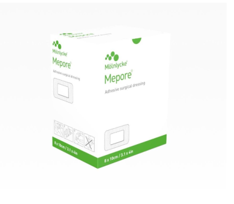 MEPORE HAAVAPLAASTER 8X10CM ISEKLEEPUV STERIILNE N50