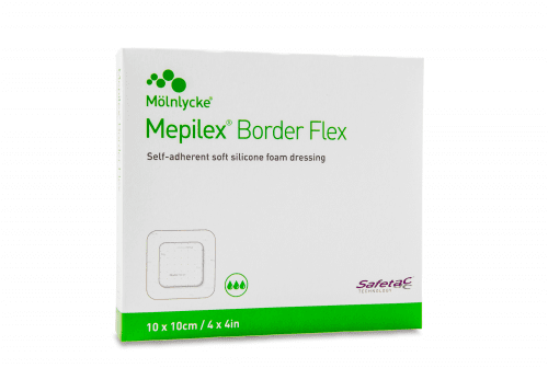 MEPILEX BORDER FLEX HAAVAPLAASTER 10X10CM STER N5