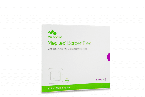 MEPILEX BORDER FLEX H.PLAASTER 12,5X12,5CM STER N5