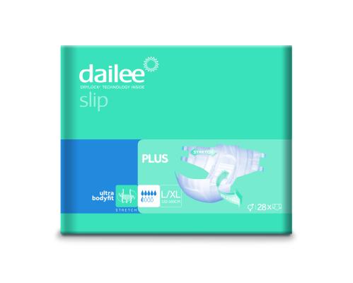 DAILEE SLIP PÜKSMÄHE PLUS L/XL 120-160CM 2686ML N28