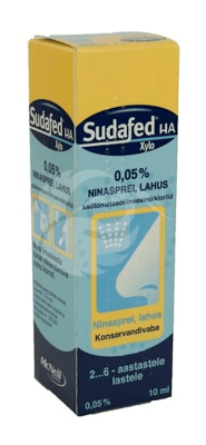 SUDAFED HA XYLO NINASPREI LAHUS 0.5MG 1ML 10ML N1