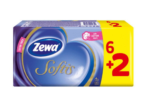 ZEWA SOFTIS PABERTASKURÄTIKUD REGULAR 4-KIHILINE N6+N2