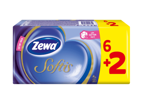 ZEWA SOFTIS PABERTASKURÄTIKUD REGULAR 4-KIHILINE N6+N2