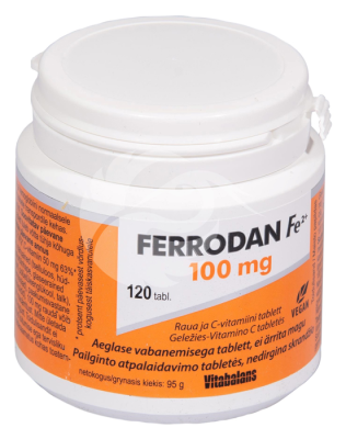 FERRODAN TBL 100MG N120