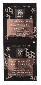 APIVITA EXPRESS NÄOMASK TARUVAIGUGA RASUSELE NAHALE 8+8ML N1