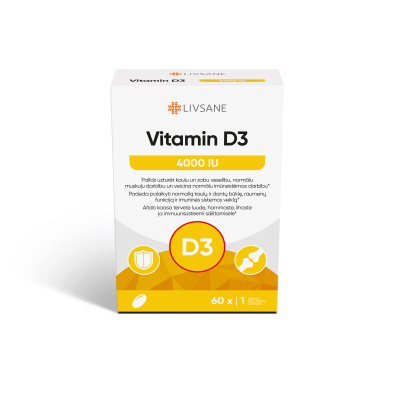 LIVSANE VITAMIIN D PEHMEKAPSLID 4000IU N60