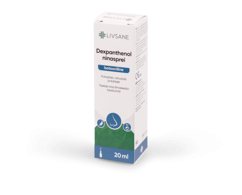 LIVSANE NINASPREI ISOTOONILINE DEKSPANTENOOLIGA 20ML