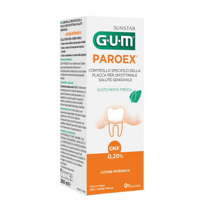 GUM SUUVESI PAROEX CHX 0,2% KLOORHEKSIDIINIGA 300ML