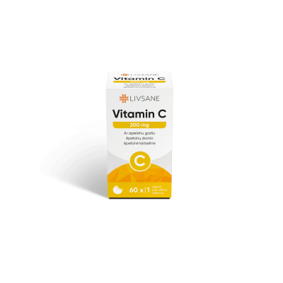 LIVSANE VITAMIIN C NÄRIMISTBL 200MG N60