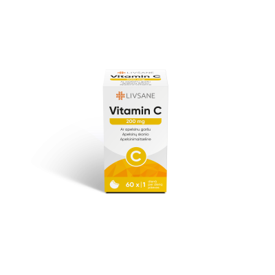 LIVSANE VITAMIIN C NÄRIMISTBL 200MG N60