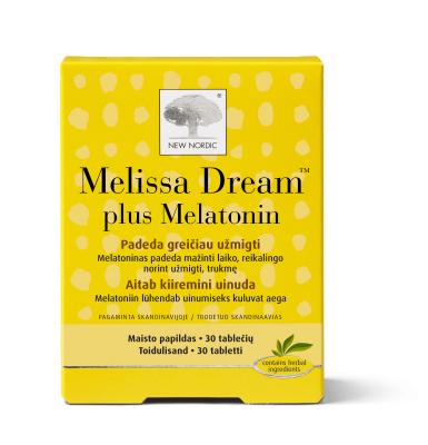 MELISSA DREAM PLUS MELATONIN TBL N30
