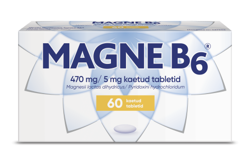 MAGNE B6 KAETUD TBL 5MG+470MG N60
