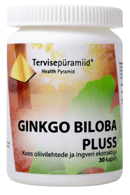 TERVISEPÜRAMIID GINKGO BILOBA PLUSS KAPSLID N30