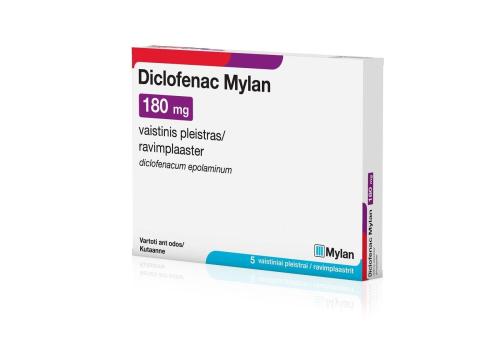 DICLOFENAC MYLAN RAVIMPLAASTER 180MG N5