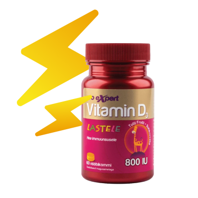 PRO EXPERT VITAMIIN D NÖÖBIKOMMID 800IU N60