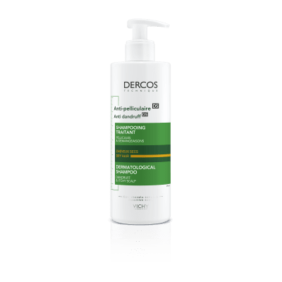 VICHY DERCOS ŠAMPOON KUIV. JUUSTELE KÕÕMAVASTANE 390ML