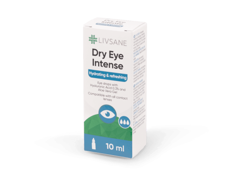 LIVSANE SILMATILGAD KUIVADELE SILMADELE INTENSIIVSED 10ML