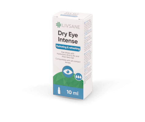 LIVSANE SILMATILGAD KUIVADELE SILMADELE INTENSIIVSED 10ML