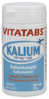 VITATABS KALIUM KAALIUM TBL 150MG N120