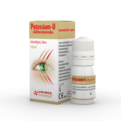 POTASSIUM-U SILMATILGAD SÄILITUSAINEVABA 10ML