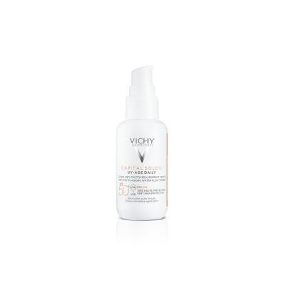 VICHY CS PÄIKESEKAITSEEMULSIOON  SPF50 NÄOLE TOONIV UVA 40ML