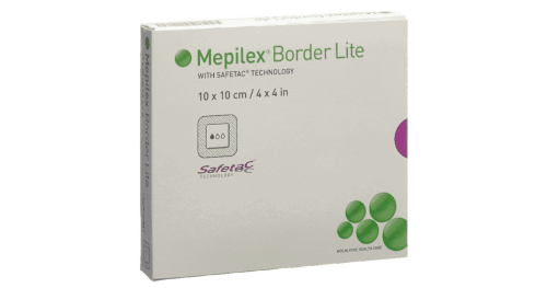 MEPILEX BORDER FLEX LITE SILIK.PLAASTER 10X10CM STER N5