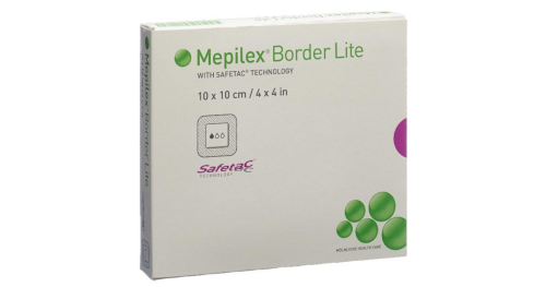 MEPILEX BORDER FLEX LITE SILIK.PLAASTER 10X10CM STER N5