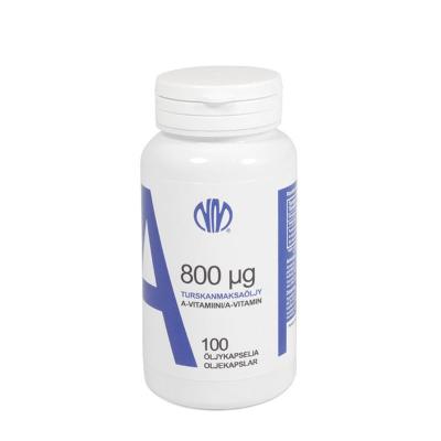 VITAMIIN A ÕLIKAPSLID 800MCG N100