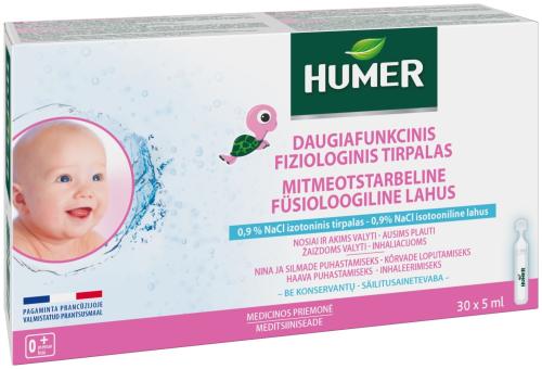 HUMER MITMEOTSTARBELINE FÜSIOL. SOOLALAHUS 5ML N30