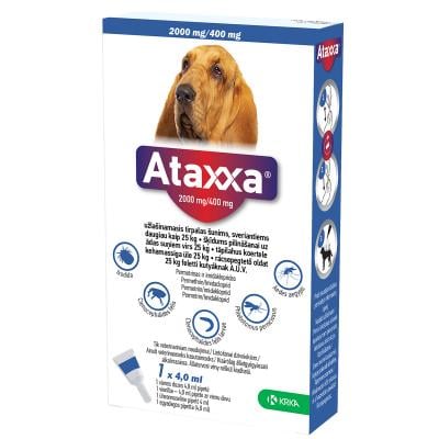 ATAXXA TÄPILAHUS KOERTELE 2000MG/400MG SOL 4 ML N1