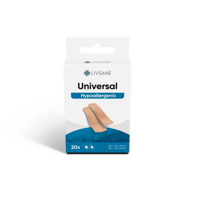 LIVSANE PLAASTER UNIVERSAALNE CLASSIC RIBAD 2-SUURUST N20