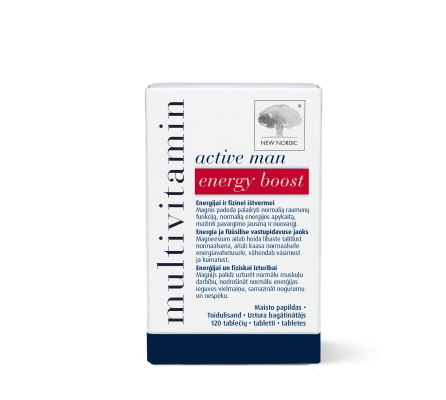 MULTIVITAMIN ACTIVE MAN ENERGY BOOST TBL N120