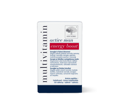 MULTIVITAMIN ACTIVE MAN ENERGY BOOST TBL N120