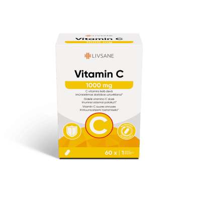 LIVSANE VITAMIIN C TBL PIKATOIMELINE  1000MG N60