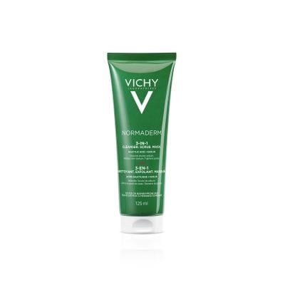 VICHY NORMADERM 3IN1 PUHASTAJA +KOORIJA+MASK NÄOLE 125ML