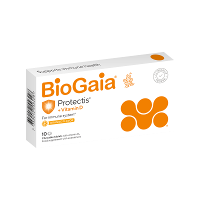 BIOGAIA PROTECTIS+VITAMIIN D3 TBL N10