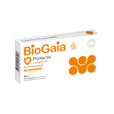 BIOGAIA PROTECTIS+VITAMIIN D3 TBL N10